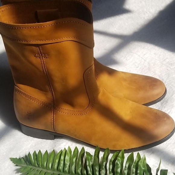 FRYE Leather Short Western Boots - Picture 5 of 16